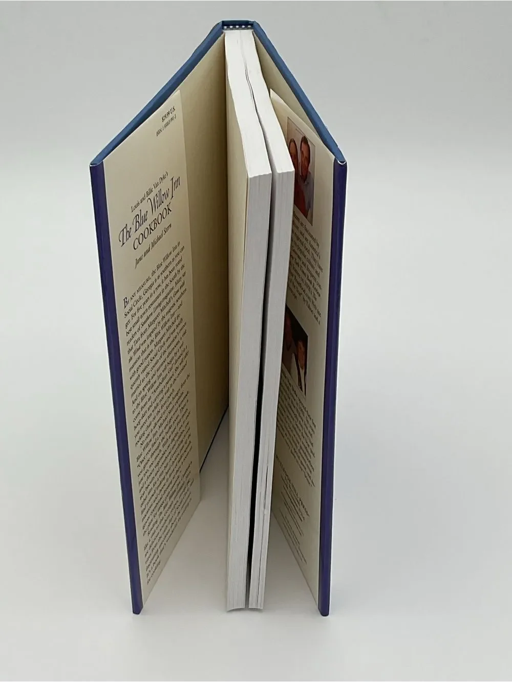 Cookbook by Jane & Michael Stern - Cream/Blue